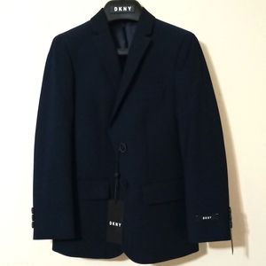 Brand New with tag DKNY Boy's 8R Navy suit Jacket